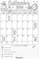 anteprima - Altro tipo di materiale - Calendario scolastico 10 mesi da settembre a giugno - Pagina di copertina