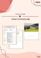 Vorschau - Stundenentwürfe - Einstieg in das Thema Zellbiologie - ganze Unterrichtsstunde - Deckblatt