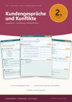 Vorschau - Arbeitsblätter - Kundengespräch Beschwerde Konflikt Deutsch Berufsschule Arbeitsblätter - Deckblatt