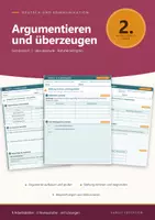Vorschau - Arbeitsblätter - Argumentieren Stellungnahme Diskussion Deutsch Berufsschule Arbeitsblätter - Deckblatt