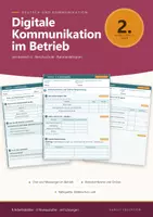 Vorschau - Arbeitsblätter - Digitale Kommunikation Chat E-Mail Datenschutz Berufsschule Deutsch - Deckblatt