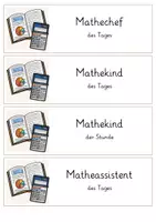 Vorschau - Anderer Materialtyp - Moderationsfächer Kind des Tages - Mathe - Seite 3