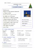 Vista previa - Hojas de trabajo - Comprensión Lectora Galego 3º EP - página 2