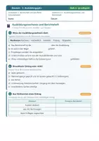 Vorschau - Arbeitsblätter - Berichtsheft Ausbildungsnachweis Dokumentation Deutsch Berufsschule Arbeitsblätter - Seite 2