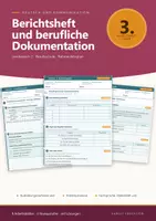 Vorschau - Arbeitsblätter - Berichtsheft Ausbildungsnachweis Dokumentation Deutsch Berufsschule Arbeitsblätter - Deckblatt