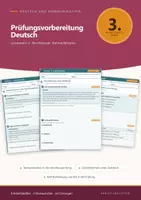 Vorschau - Arbeitsblätter - Prüfungsvorbereitung Deutsch Berufsschule Textverständnis Rechtschreibung Arbeitsblätter - Deckblatt