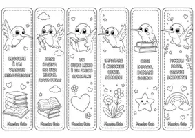 anteprima - Etichette / Segnalibri - SEGNALIBRI COLIBRI' - Pagina 1