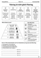 Vorschau - Arbeitsblätter - DACH Jahreskalender 2027 Projekt Klasse 7–8 - Seite 1