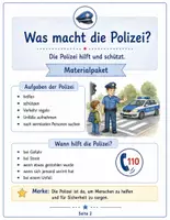 Vorschau - Arbeitsblätter - Polizei und Notruf Sachunterricht Klasse 3 und 4 - Seite 1