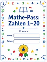 Aperçu - Préparation de séance / Séance complète - Zahlen schreiben lernen 1–20 & Mengen erfassen – Zahlen nachspuren | Vorschule & Klasse 1 - Page 1