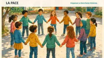 anteprima - Esercizi - La pace - materiale per la quarta primaria - Pagina 1