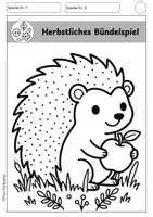 Vorschau - Spiele - Herbstliches Würfelspiel Bündeln Mengenerfassung Anfangsunterricht - Seite 3