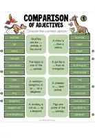Vorschau - Fördermaterial/Inklusion - COMPARISON OF ADJECTIVES - Klammerkarten - Seite 2