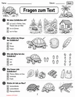 Vorschau - Stundenentwürfe - Schildkröten – Sachtexte, Leseverständnis & Entwicklung | Differenziert in 3 Stufen | 2.–5. Klasse - Seite 2