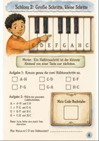 Vorschau - Arbeitsblätter - Tonleiter aufbauen: Escape im Klangarchiv – Musik Klasse 5-6 - Seite 3
