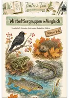 Vorschau - Arbeitsblätter - Wirbeltiergruppen im Vergleich – Forscherheft Klasse 5-6 - Deckblatt