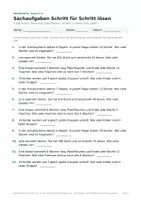 Vorschau - Arbeitsblätter - Sachaufgaben Schritt für Schritt lösen - Seite 2