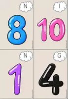 Vorschau - Arbeitsblätter - Lesespaziergang Englisch – Colours and Numbers | Farben & Zahlen bis 10 - Seite 2