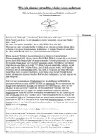 Vorschau - Arbeitsblätter - AB_Wie ich einmal versuchte, wieder lesen zu lernen_eduki - Deckblatt