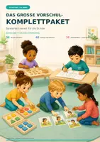 Vorschau - Unterrichtsreihen - Das große Vorschul-Komplettpaket | 36 Wochen Schulvorbereitung | 5–6 Jahre - Deckblatt