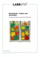 Vorschau - Mal- und Bastelvorlagen - Herbstlaub - 30 Faltschnitt-Vorlagen für Herbstblätter - Seite 1