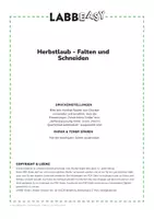 Vorschau - Mal- und Bastelvorlagen - Herbstlaub - 30 Faltschnitt-Vorlagen für Herbstblätter - Seite 2