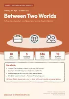 Vorschau - Stundenentwürfe - Between Two Worlds – Englisch Oberstufe - Deckblatt
