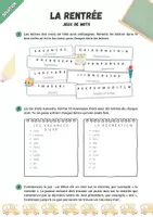 Vorschau - Arbeitsblätter - La renrtée ⎮ Jeux de mots - Devinettes - Seite 2
