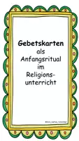 Vorschau - Bildkarten - Gebetskarten als Ritual im Religionsunterricht - Seite 1