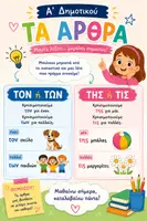 Προεπισκόπηση - Διαδραστικό υλικό - ΑΡΘΡΑ ΤΩΝ/ΤΟΝ & ΤΗΣ/ΤΙΣ (Α' ΔΗΜΟΤΙΚΟΥ) - Εξώφυλλο