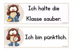 Vorschau - Poster - Klassenregeln Eulenklasse - Seite 2