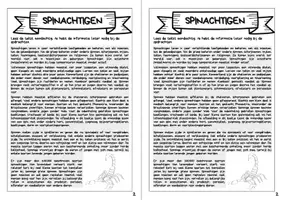 Voorbeeld - Onderzoeksboekje - Spinachtigen - Biologie - Pagina 3