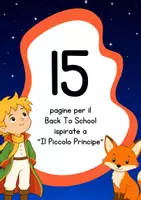 anteprima - Altro tipo di materiale - Materiale per l'accoglienza a tema Piccolo Principe - Pagina di copertina