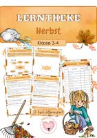 Vorschau - Arbeitsblätter - Lerntheke - Herbst (Klasse 3-4) - Deckblatt