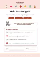 Vorschau - Arbeitsblätter - Sachunterricht Klasse 3/4: Mein Taschengeld – Forscherheft - Seite 1