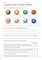 Vorschau - Test - Weltall Planeten Sonnensystem - Test - Seite 1
