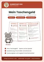 Vorschau - Arbeitsblätter - Sachunterricht Klasse 3/4: Mein Taschengeld – Forscherheft - Deckblatt