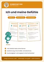 Vorschau - Arbeitsblätter - Sachunterricht Klasse 3/4: Ich und meine Gefühle – Forscherheft - Deckblatt