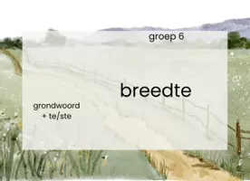 Voorbeeld - Staal 2: Grondwoord + te/ste groep 6 - Voorblad