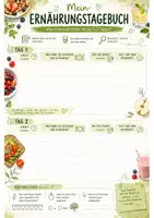 Vorschau - Arbeitsblätter - Gesunde Ernährung - Ernährungstagebuch - Seite 2