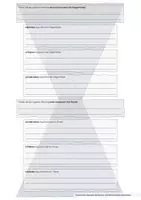 Vorschau - Arbeitsblätter - Argumente nach dem Sanduhr- oder Reißverschlussprinzip anordnen - Deckblatt