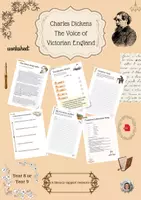 Vorschau - Arbeitsblätter - Charles Dickens: Leseverstehen Englisch - Deckblatt
