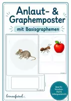 Vorschau - Arbeitsblätter - Anlautplakate Graphemposter Basisgrapheme - Deckblatt