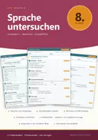Vorschau - Arbeitsblätter - Grammatik Deutsch 8 Realschule - Deckblatt