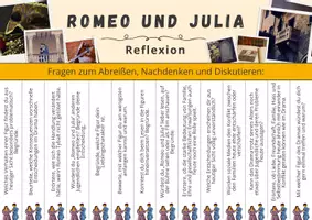 Vorschau - Anderer Materialtyp - Romeo und Julia: Abschließende Reflexion für Klasse 9 und 10 - Seite 3