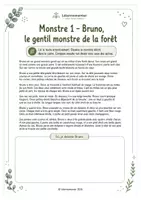 Vorschau - Arbeitsblätter - Lecture et dessin - Monstres - Seite 2