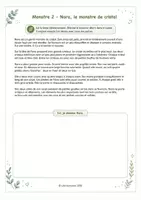 Vorschau - Arbeitsblätter - Lecture et dessin Monstres 2 - Seite 3