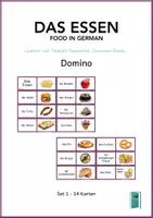 Vorschau - Spiele - Domino German/DaZ | Essen/Food - Deckblatt
