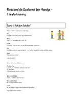Vorschau - Anderer Materialtyp - Die Sache mit den Handys - Theater Grundschule - Medien - kostenlose Leseprobe - Seite 1