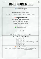 Voorbeeld - Breinbrekers groep 5/6 🧠✨ - Pagina 1